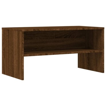 vidaXL Έπιπλο Τηλεόρασης Καφέ Δρυς 80x40x40cm Επεξεργασμένο Ξύλο