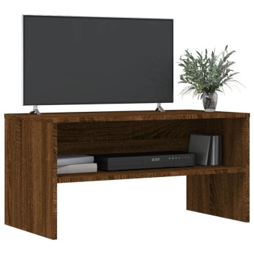 vidaXL Έπιπλο Τηλεόρασης Καφέ Δρυς 80x40x40cm Επεξεργασμένο Ξύλο