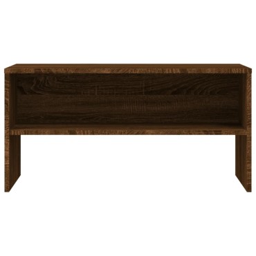 vidaXL Έπιπλο Τηλεόρασης Καφέ Δρυς 80x40x40cm Επεξεργασμένο Ξύλο