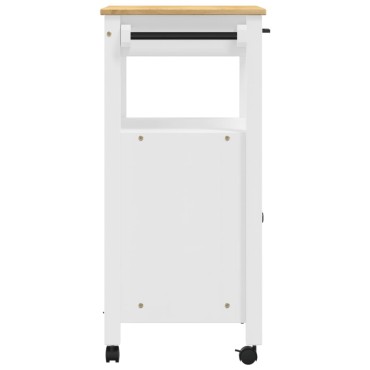 vidaXL Τρόλεϊ Κουζίνας MONZA 60x40x90cm από Μασίφ Ξύλο Πεύκου 1 τεμ.