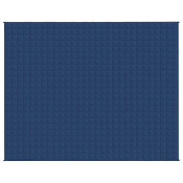 vidaXL Κουβέρτα Βαρύτητας Μπλε 235 x 290 εκ. 11 κ. Υφασμάτινη