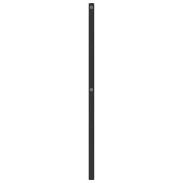 vidaXL Κεφαλάρι Μαύρο Μεταλλικό 95x3x91cm 1 τεμ.