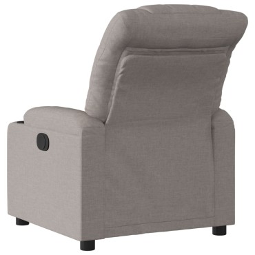 vidaXL Πολυθρόνα Ανακλινόμενη Taupe Υφασμάτινη 75,5x93x99,5cm 1 τεμ.
