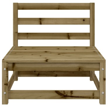 vidaXL Καναπέδες Κήπου Χωρίς Μπράτσα 2 τεμ. 70x70x67cm Επεξ. Πεύκου Διθέσιος