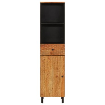vidaXL Ντουλάπι Μπάνιου 38x33x160cm από Μασίφ Ξύλο Ακακίας 1 τεμ.