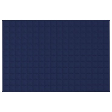 vidaXL Κουβέρτα Βαρύτητας Μπλε 122 x 183 εκ. 9 κ. Υφασμάτινη