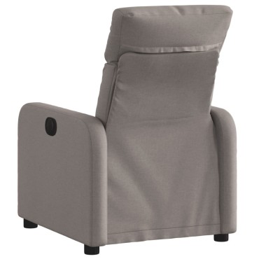 vidaXL Πολυθρόνα Ανακλινόμενη Taupe Υφασμάτινη 66x89,5x95,5cm 1 τεμ.