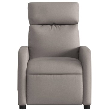 vidaXL Πολυθρόνα Ανακλινόμενη Taupe Υφασμάτινη 66x89,5x95,5cm 1 τεμ.