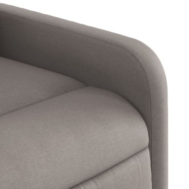 vidaXL Πολυθρόνα Ανακλινόμενη Taupe Υφασμάτινη 66x89,5x95,5cm 1 τεμ.