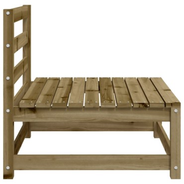 vidaXL Καναπέδες Κήπου Χωρίς Μπράτσα 3 τεμ. 70x70x67cm Επεξ. Πεύκου Τριθέσιος