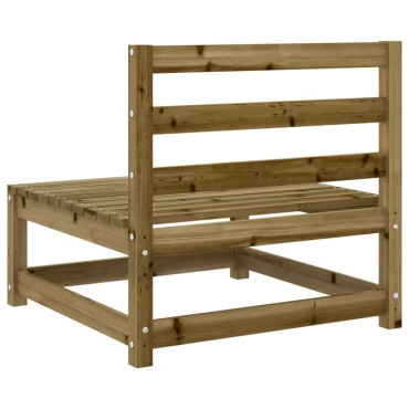 vidaXL Καναπέδες Κήπου Χωρίς Μπράτσα 3 τεμ. 70x70x67cm Επεξ. Πεύκου Τριθέσιος