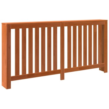 vidaXL Κάλυμμα Καλοριφέρ Καφέ Κεριού 169x19x84 εκ. Μασίφ Ξύλο Πεύκου