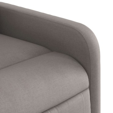 vidaXL Πολυθρόνα Ηλεκτρική Ανακλ.Taupe Υφασμάτινη 66x89,5x95,5cm 1 τεμ.