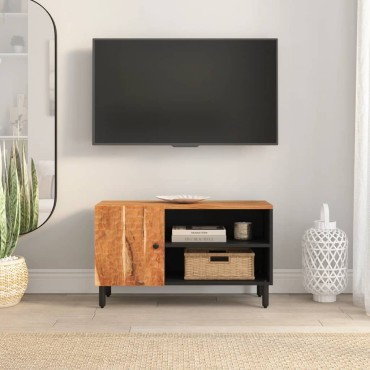 vidaXL Έπιπλο Τηλεόρασης 80x33x46cm από Μασίφ Ξύλο Ακακίας