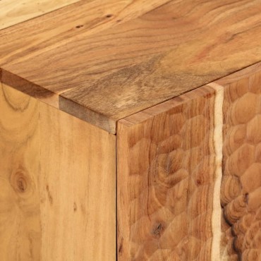 vidaXL Έπιπλο Τηλεόρασης 80x33x46cm από Μασίφ Ξύλο Ακακίας