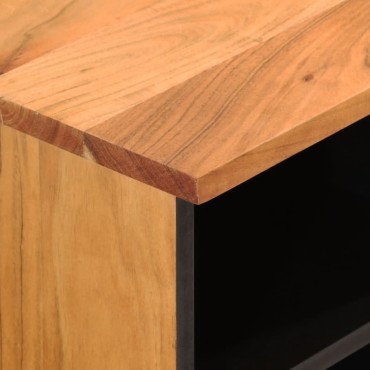 vidaXL Έπιπλο Τηλεόρασης 80x33x46cm από Μασίφ Ξύλο Ακακίας