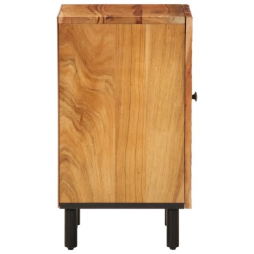 vidaXL Ντουλάπι Μπάνιου 38x33x58cm από Μασίφ Ξύλο Ακακίας 1 τεμ.