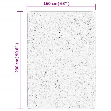 vidaXL Χαλί Shaggy PAMPLONA με Ψηλό Πέλος Μοντέρνο Μπεζ 160x230cm