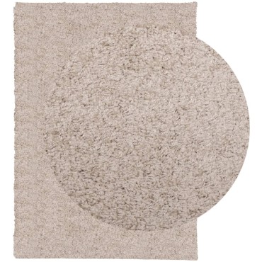 vidaXL Χαλί Shaggy PAMPLONA με Ψηλό Πέλος Μοντέρνο Μπεζ 200x280cm