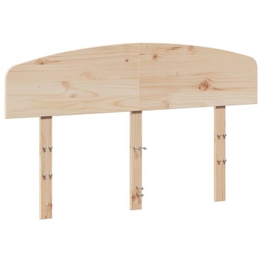 vidaXL Κεφαλάρι από Μασίφ Ξύλο Πεύκου 125,5x3,5x81cm 1 τεμ.