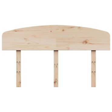 vidaXL Κεφαλάρι από Μασίφ Ξύλο Πεύκου 125,5x3,5x81cm 1 τεμ.