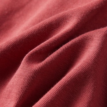 Μπλουζάκι Παιδικό Μακρυμάνικο Χρώμα Burnt Red 140
