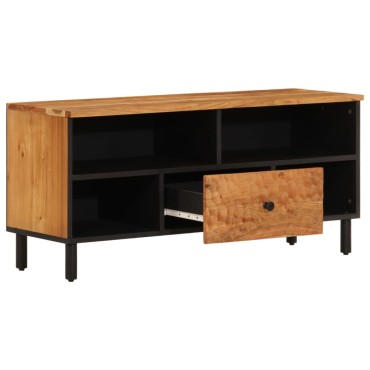 vidaXL Έπιπλο Τηλεόρασης 100x33x46cm από Μασίφ Ξύλο Ακακίας