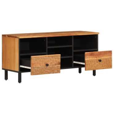 vidaXL Έπιπλο Τηλεόρασης 100x33x46cm από Μασίφ Ξύλο Ακακίας