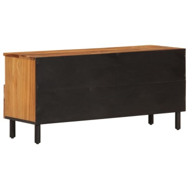 vidaXL Έπιπλο Τηλεόρασης 100x33x46cm από Μασίφ Ξύλο Ακακίας