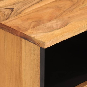 vidaXL Έπιπλο Τηλεόρασης 100x33x46cm από Μασίφ Ξύλο Ακακίας