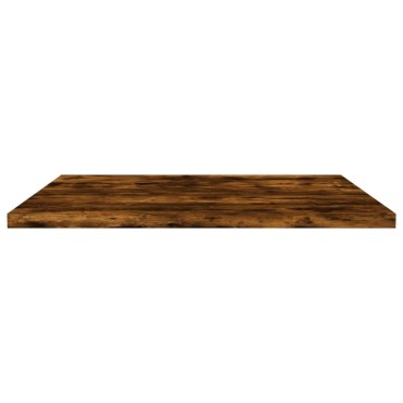 vidaXL Ράφια Τοίχου 4 τεμ. Καπνιστή Δρυς 40x50x1,5cm Επεξ. Ξύλο