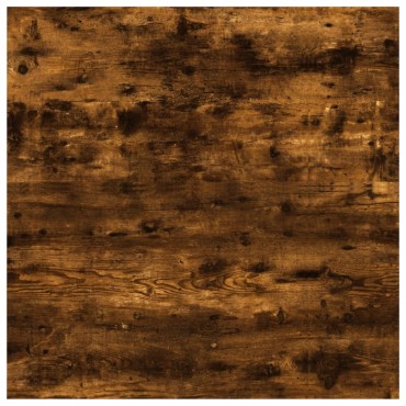 vidaXL Ράφια Τοίχου 4 τεμ. Καπνιστή Δρυς 40x50x1,5cm Επεξ. Ξύλο