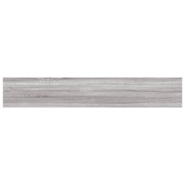 vidaXL Ράφια Τοίχου 4 τεμ. Γκρι Sonoma 60x10x1,5cm Επεξεργ. Ξύλο