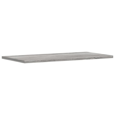 vidaXL Ράφια Τοίχου 4 τεμ. Γκρι Sonoma 60x20x1,5cm Επεξεργ. Ξύλο