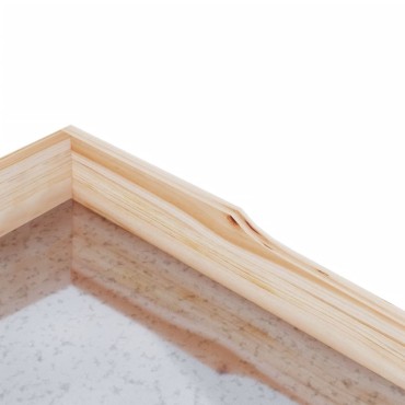 vidaXL Τραπέζι Φυτών με Ράφια 78 x 38 x 82,5 εκ. από Μασίφ Ξύλο Ελάτης