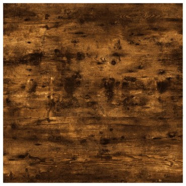 vidaXL Ράφια Τοίχου 4 τεμ. Καπνιστή Δρυς 40x40x1,5cm Επεξεργ. Ξύλο