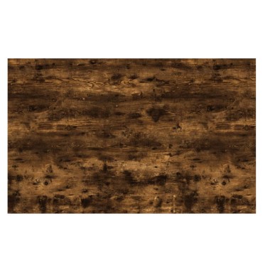 vidaXL Ράφια Τοίχου 4 τεμ. Καπνιστή Δρυς 80x50x1,5cm Επεξ. Ξύλο