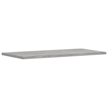 vidaXL Ράφια Τοίχου 4 τεμ. Γκρι Sonoma 60x30x1,5cm Επεξεργ. Ξύλο