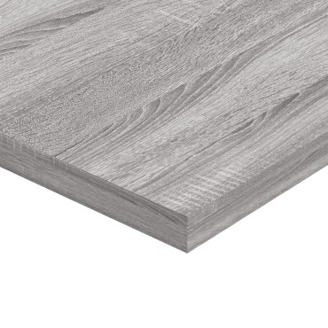 vidaXL Ράφια Τοίχου 4 τεμ. Γκρι Sonoma 60x30x1,5cm Επεξεργ. Ξύλο