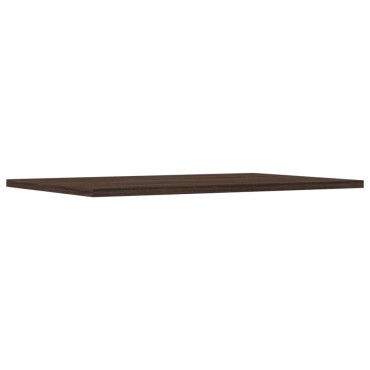 vidaXL Ράφια Τοίχου 4 τεμ. Καφέ Δρυς 60x40x1,5cm από Επεξεργ. Ξύλο