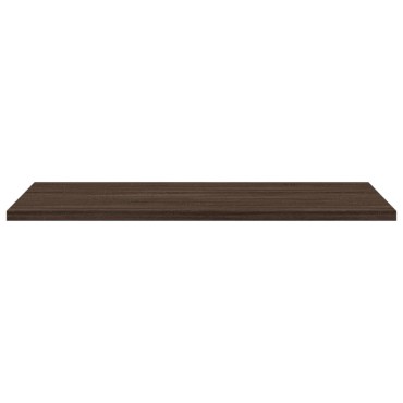 vidaXL Ράφια Τοίχου 4 τεμ. Καφέ Δρυς 60x40x1,5cm από Επεξεργ. Ξύλο