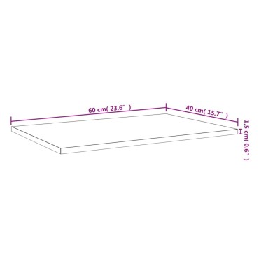 vidaXL Ράφια Τοίχου 4 τεμ. Καφέ Δρυς 60x40x1,5cm από Επεξεργ. Ξύλο