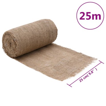 vidaXL Ρολό Γιούτας 0,25 x 25 μ. από 100% Γιούτα 200 gsm