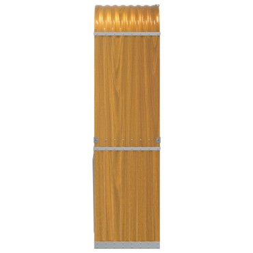 vidaXL Ξυλοθήκη Αν. Καφέ 40x45x170 εκ. από Γαλβανισμένο Ατσάλι