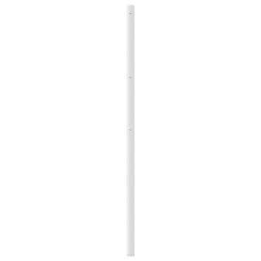 vidaXL Κεφαλάρι Λευκό Μεταλλικό 187x3x90cm 1 τεμ.