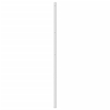 vidaXL Κεφαλάρι Λευκό Μεταλλικό 198x3x90cm 1 τεμ.