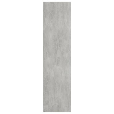 vidaXL Ντουλάπα Γκρι του Σκυροδέματος 100x50x200cm Μοριοσανίδα 1 τεμ.