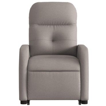 vidaXL Πολυθρόνα Ηλεκτρική Ανακλ.Taupe Υφασμάτινη 66x89x96cm 1 τεμ.