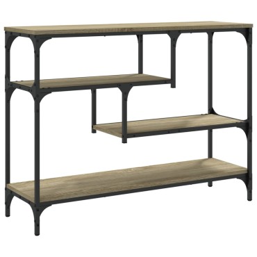 vidaXL Τραπέζι Κονσόλα Sonoma Δρυς 100x30x75cm Επεξεργασμένο Ξύλο 1 τεμ.