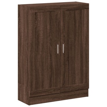 vidaXL Βιβλιοθήκη Καφέ Δρυς 82,5x30,5x115cm Επεξεργασμένο Ξύλο 1 τεμ.